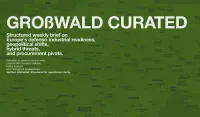 Großwald Curated | No. 20 — 5 Percent, Shadow Waters, Deep-Strike: Europe’s Capability Crunch. May 12 – 18 2025 |  Weekly Briefing. 